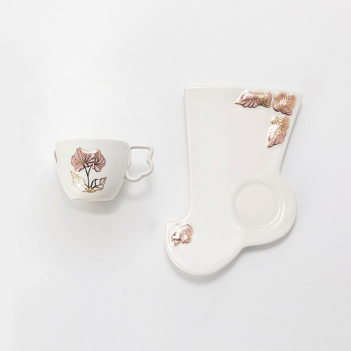 Korean Beoseon Traditional Sock-Shaped Espresso Cup Set