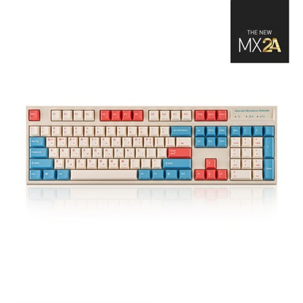 Leopold FC900RBT MX2A Coral Blue Bluetooth Mechanical Keyboard Cherry MX Silent Red Korean