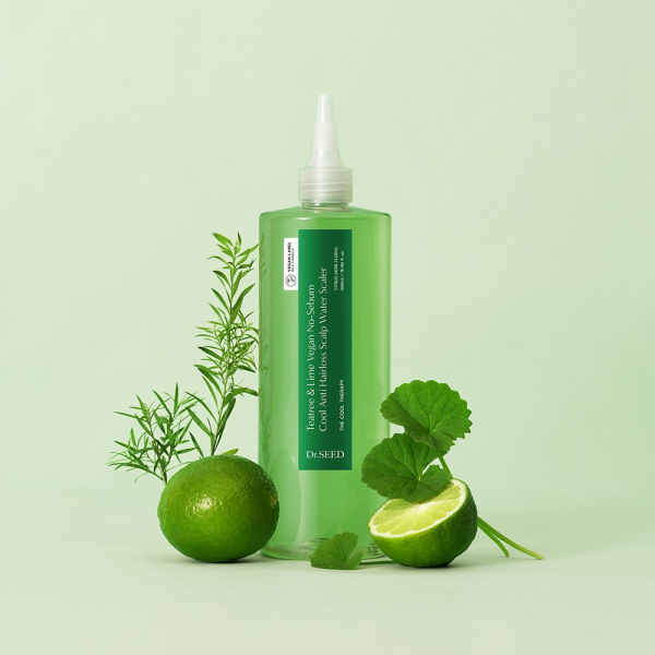 Dr. Seed Tea Tree & Lime Vegan No-Sebum Cool Anti-Hairloss Scalp Water Scaler 500ml