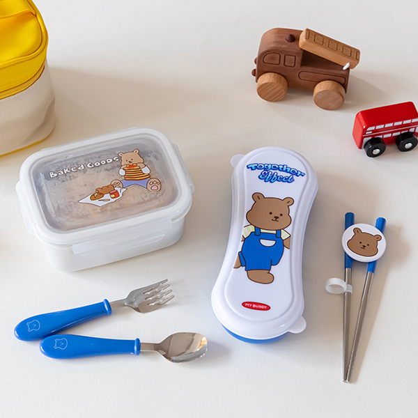 Dailylike My Buddy Spoon Fork Chopsticks Hard Case Set - Image 4