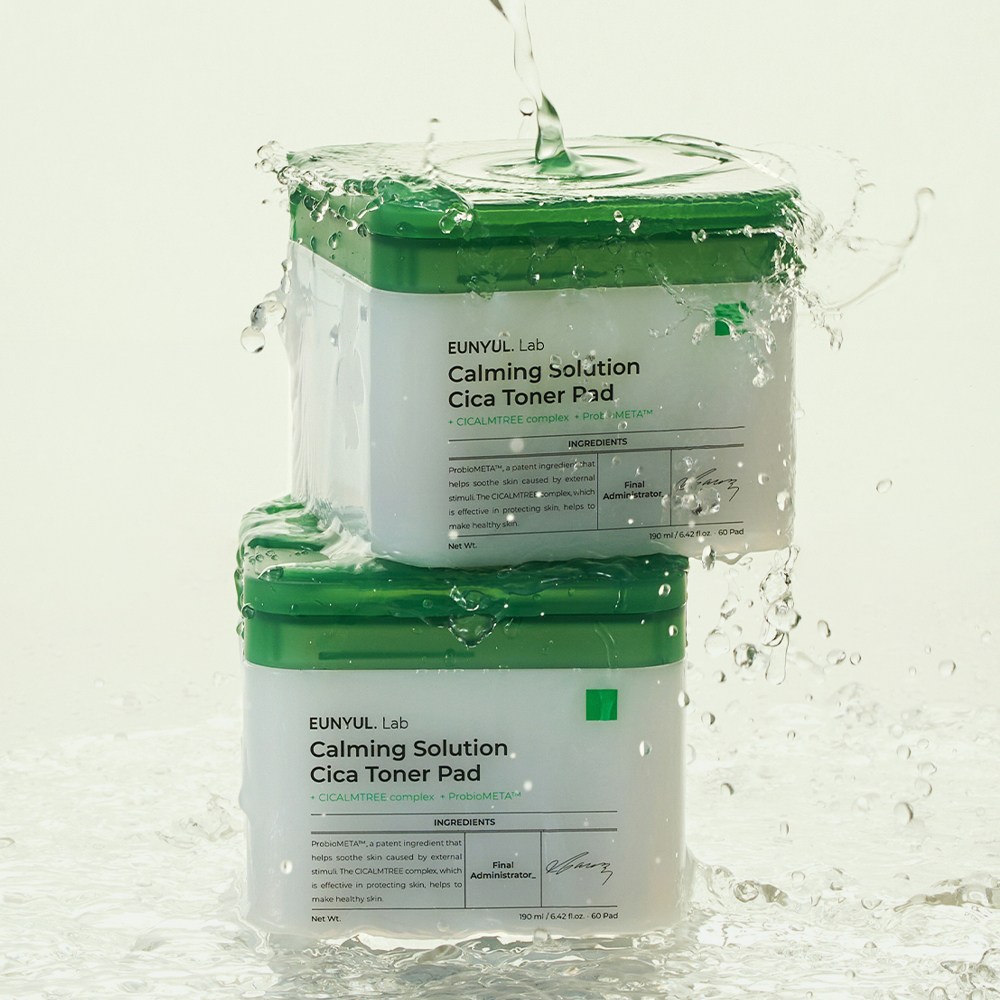 EUNYUL Lab Calming Solution Cica Toner Pad 190ml 60 Sheets - Image 8