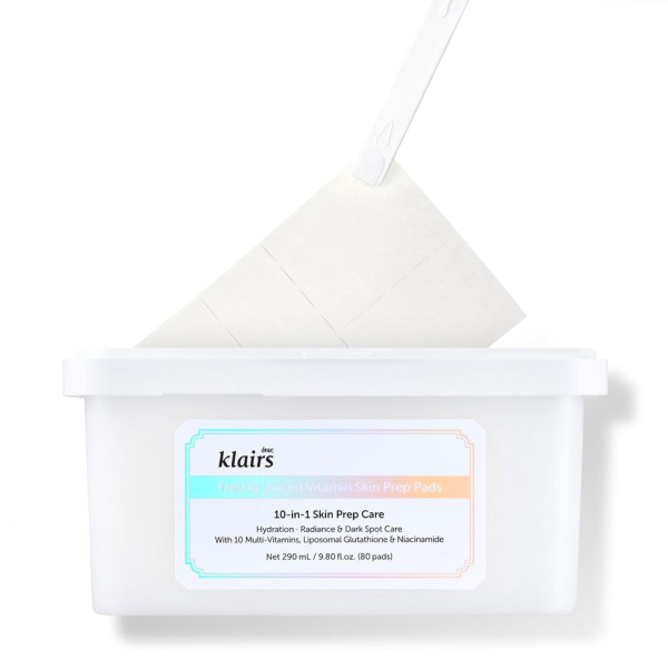 KLAIRS Freshly Juiced Vitamin Skin Prep Pads (80 pads)