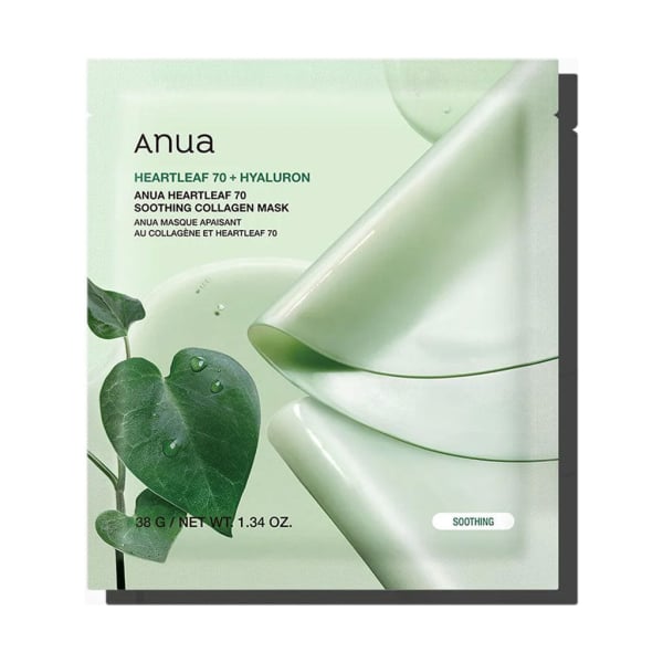ANUA Heartleaf 70 Soothing Collagen Mask 4 Sheets
