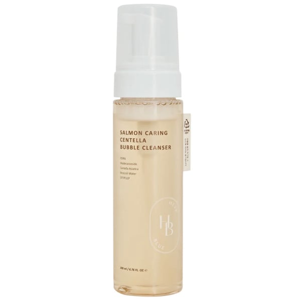 Heveblue Salmon Caring Centella Bubble Cleanser (200ml)
