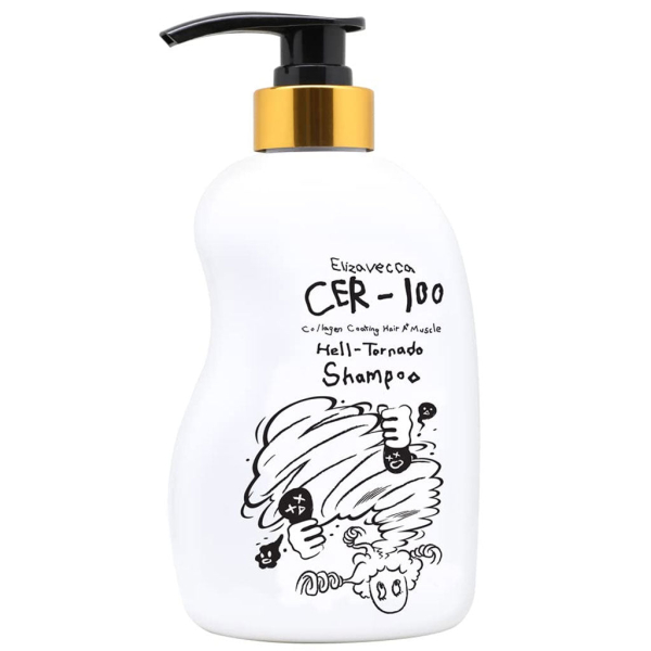 ELIZAVECCA CER-100 Collagen Coating Hair A+ Muscle Tornado Shampoo (500ml)