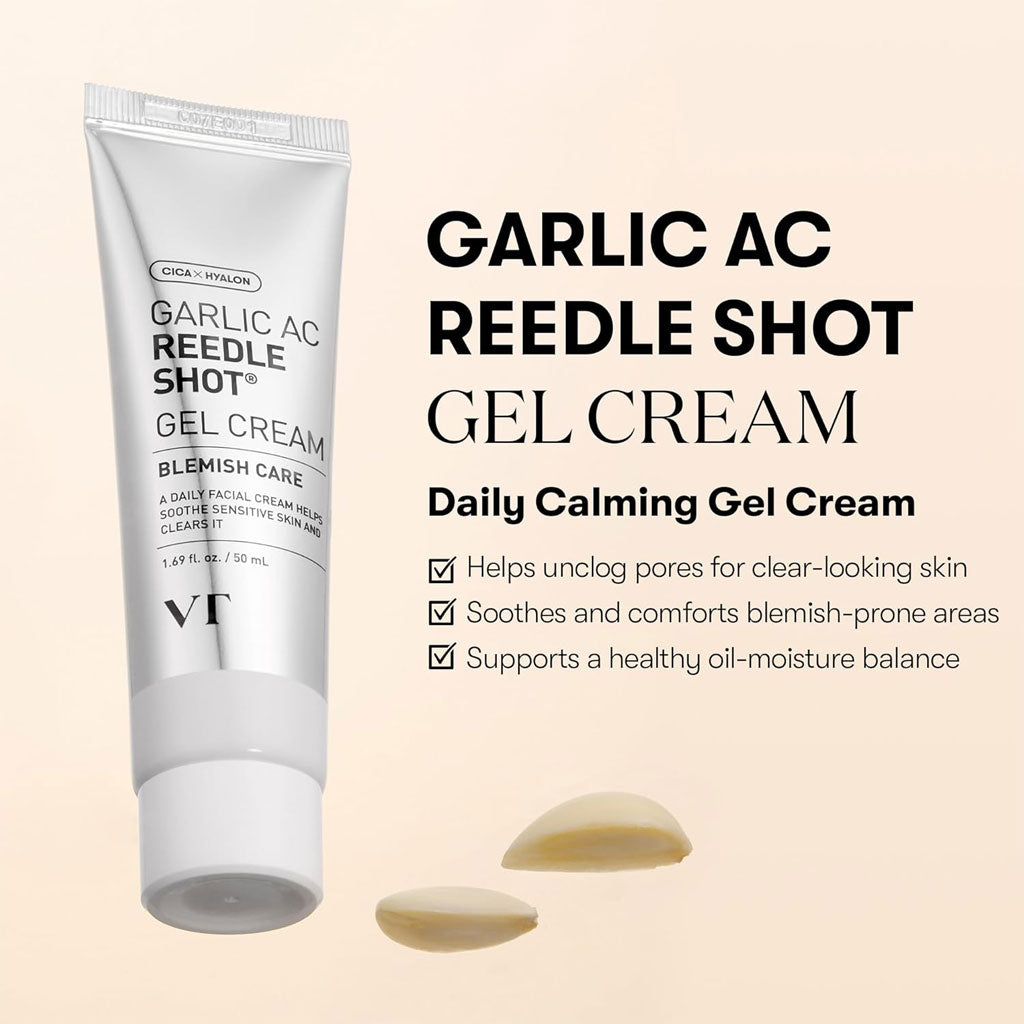 VT COSMETICS Garlic AC Reedle Shot Gel Cream (50ml) - Image 2