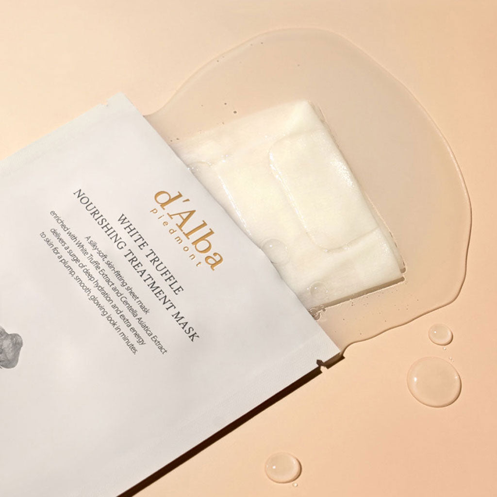 d'Alba White Truffle Nourishing Treatment Mask 5 sheets - Image 2