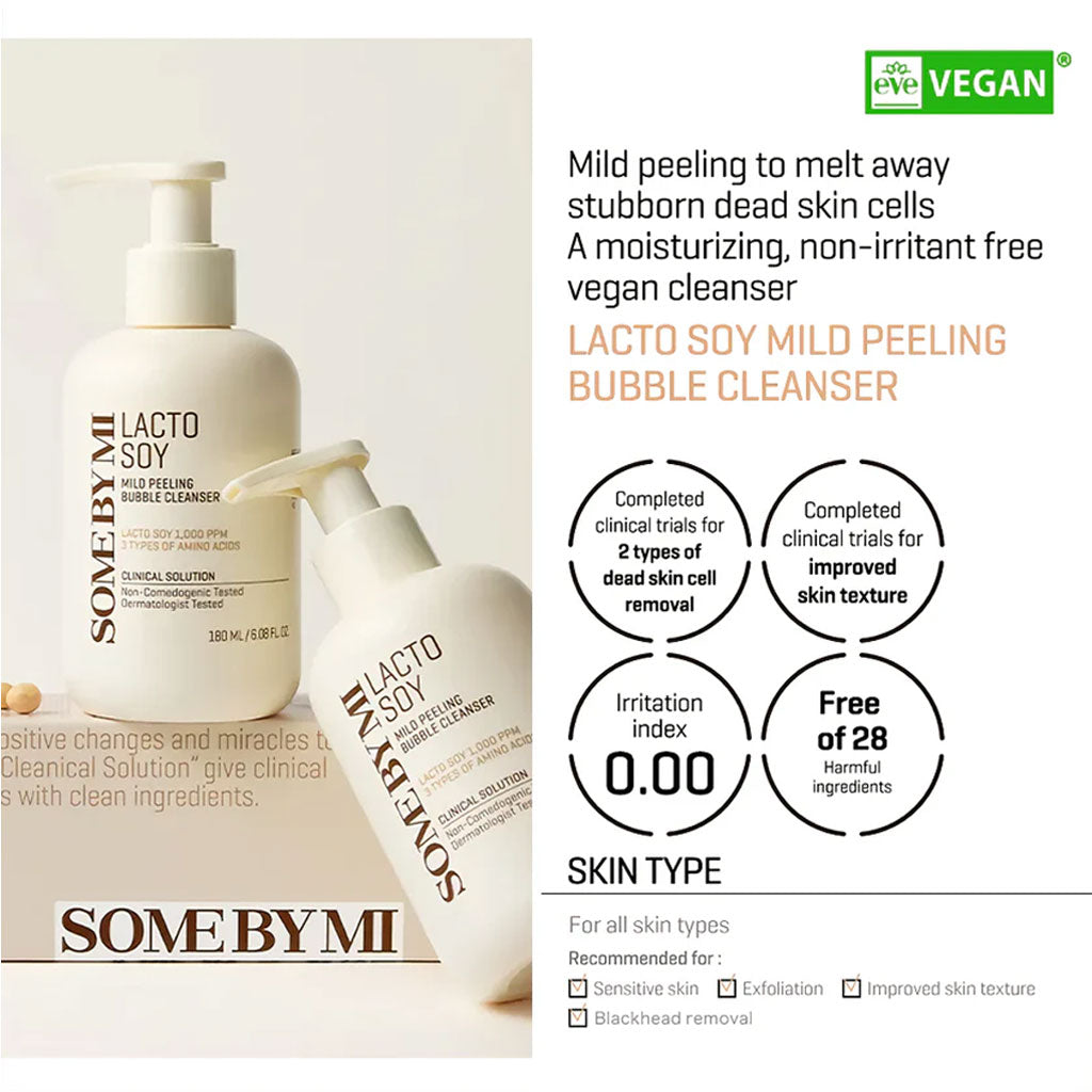 SOME BY MI Lacto Soy Mild Peeling Bubble Cleanser - Image 2