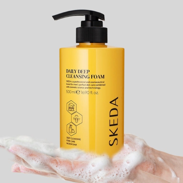 SKEDA Men's Daily Deep Cleansing Foam 500ml