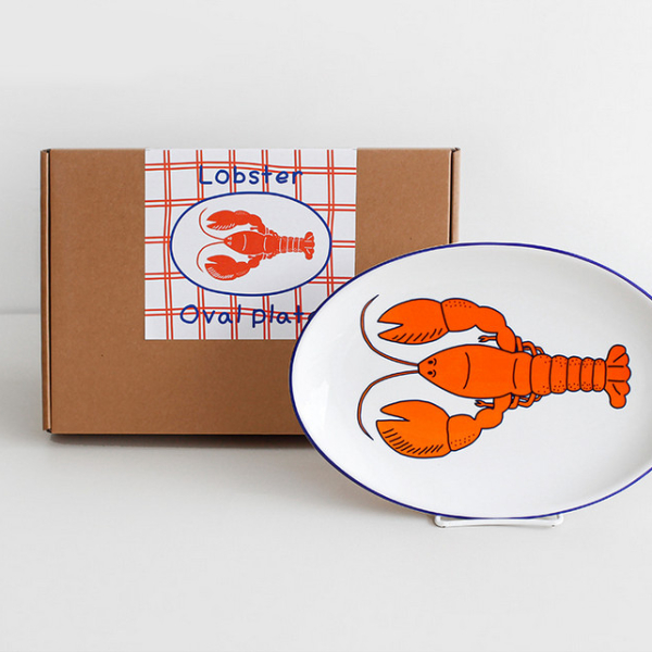 1537 - Large Oval Plate Lobster