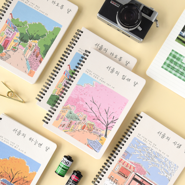 MONOLIKE Seoul's Four Season A5 Spring Line Notebook