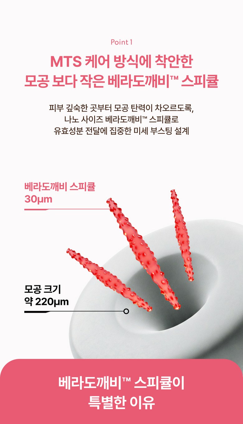 VERAMORE Pore Tightening Spicule 300 Ampoule Detail