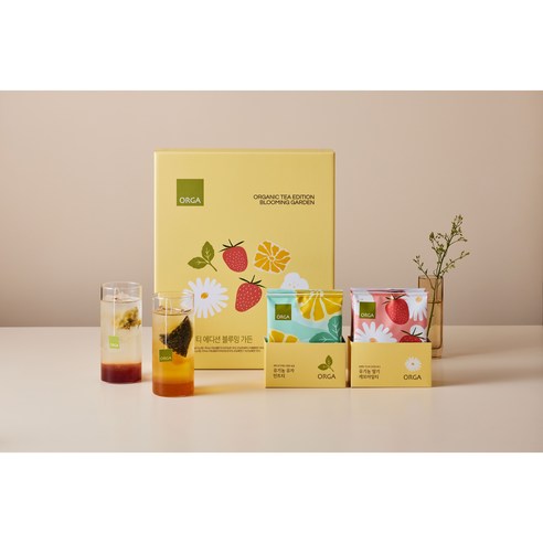 ORGA Whole Foods Organic Tea Edition Blooming Garden Gift Set (Yuzu Mint Tea + Strawberry Chamomile Tea) - Image 4