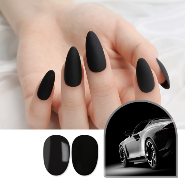 JelloJello JC-14 Jet Black Gel Nail Polish 10ml