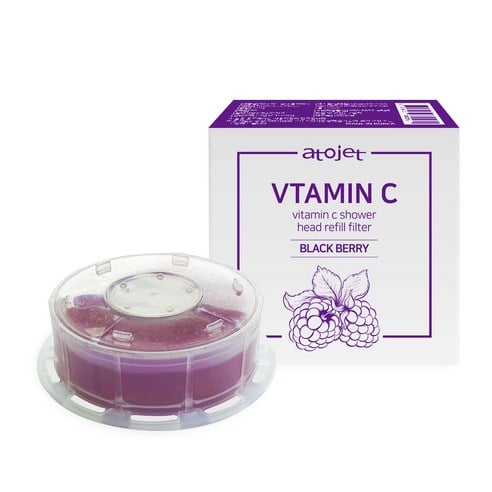 Atojet Vitamin Shower Head Filter 1pc Blackberry Scent